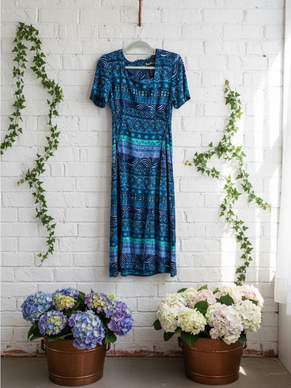 Jamie, Brooke, vintage 90s maxi dress